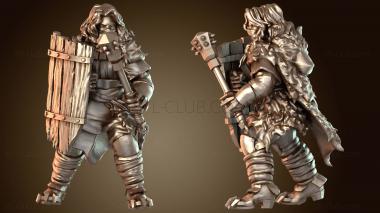 3D модель Она Медведица Ветераны Дикие (STL)