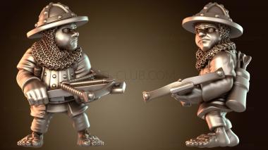 3D модель Шериф-охранник Мужественный (STL)