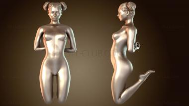 3D модель Девушка-шибари связана (STL)