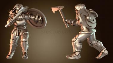 3D модель Верный щиту (STL)