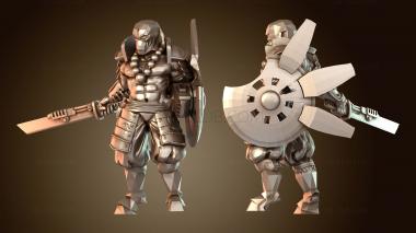 3D модель Мастер щита, солдат Тау (STL)