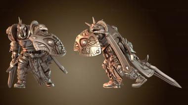 3D модель Щиты Рассвета Доблестные Крестоносцы Мужественные (STL)