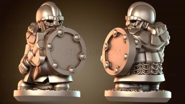 3D модель Воин Щитов (STL)