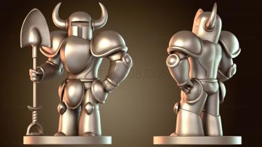 3D модель Рыцарь Лопаты (STL)