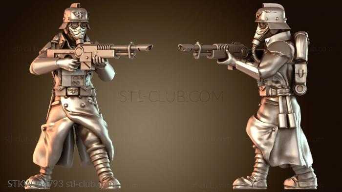 Military Солдат-лопатник и его друзья-пехотинец