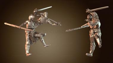 3D модель Сиамский зомби атакует (STL)