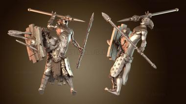 3D модель Сиамский зомби-щит (STL)