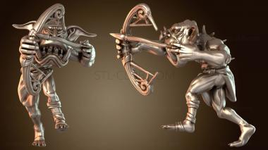 3D модель Лучники Сильванских гоблинов Лучник (STL)