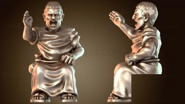 3D модель СИДЯЩИЙ ГРАЖДАНСКИЙ (STL)