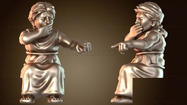 3D модель СИДЯЩИЙ ГРАЖДАНСКИЙ (STL)