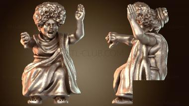 3D модель СИДЯЩИЙ ГРАЖДАНСКИЙ Сфокусированный (STL)