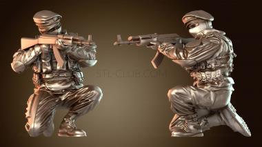 3D модель Сидящий огонь АКМ (STL)