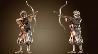 3D модель Скелет-лучник (STL)