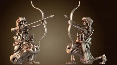 3D модель Скелет-лучник (STL)