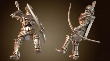 3D модель Скелеты-лучники Ксениал (STL)