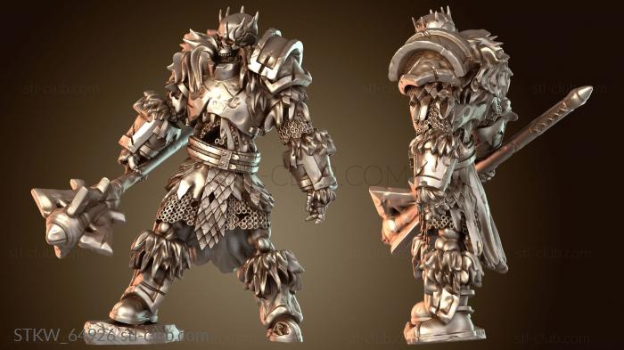 Military Демоническая булава скелета-бойца