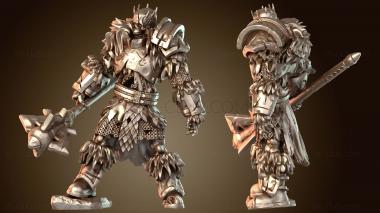 3D модель Демоническая булава скелета-бойца (STL)