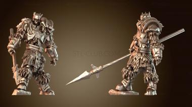 3D модель Копье демона-скелета-боца (STL)