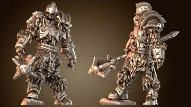 3D модель Шлем-булава скелета-бойца (STL)