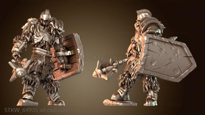 Military Шлем скелета-бойца, булава, щит