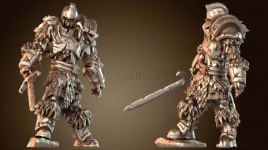 3D модель Меч-шлем скелета-бойца (STL)