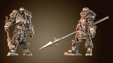 3D модель Копье скелета-бойца (STL)