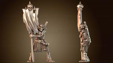 3D модель Скелет-знаменосец (STL)