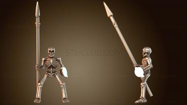 3D модель Всадник орды скелетов (STL)