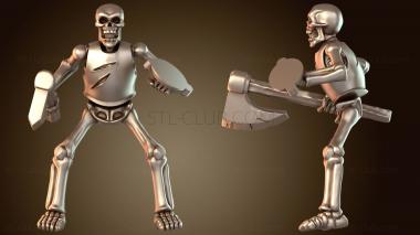 3D модель Скелет Орды Всадников Всадник Доблестный (STL)