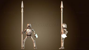 3D модель Вдохновляющий всадник орды скелетов (STL)