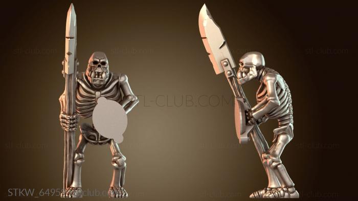 Military Копье орков орды скелетов