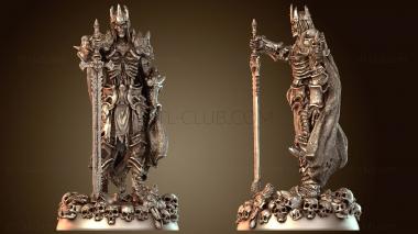 3D модель Скелетон Король Планета нежити (STL)