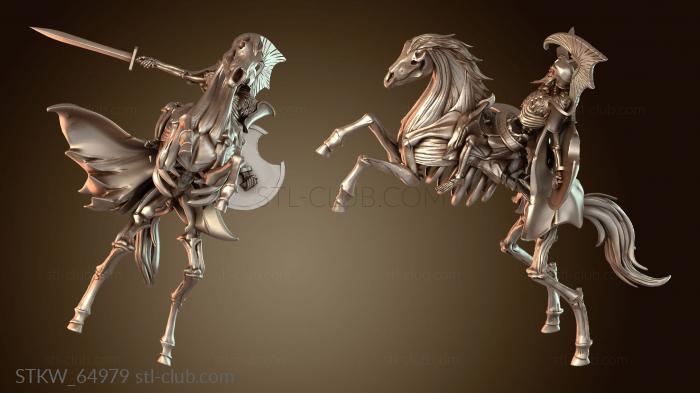 Military Скелет на лошади Босс