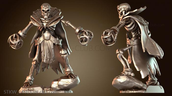 Military Магия скелета-орка-чернокнижника