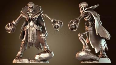 3D модель Магия скелета-орка-чернокнижника (STL)