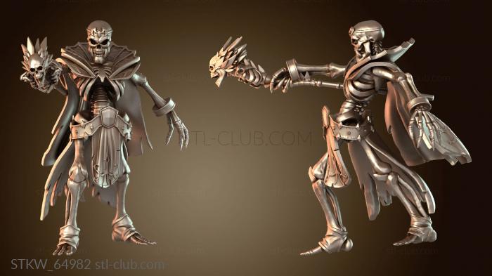 Military Посох скелета-орка-чернокнижника