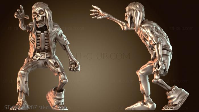 Military Скелет-крестьянин