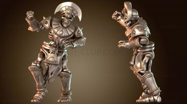 3D модель Скелет-дикарь (STL)