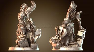 3D модель Скелетная коса (STL)