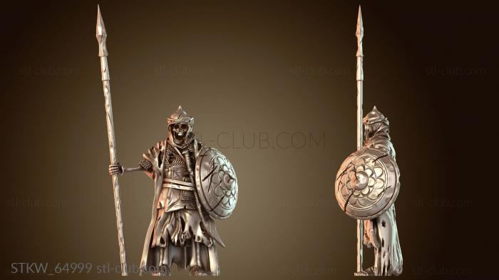 Military Скелет-копейщик