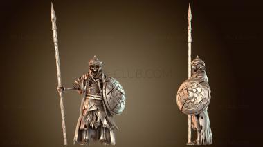 3D модель Скелет-копейщик (STL)