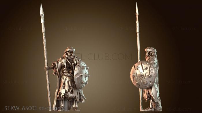 Military Скелет-копейщик Храбрый