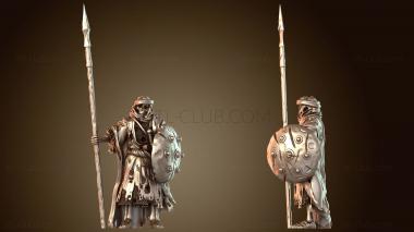 3D модель Скелет-копейщик Храбрый (STL)