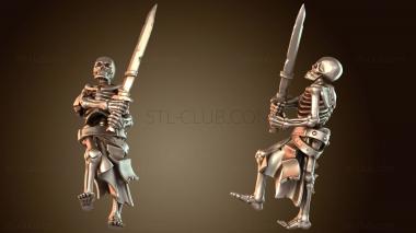 3D модель Скелет-воин Смелый (STL)