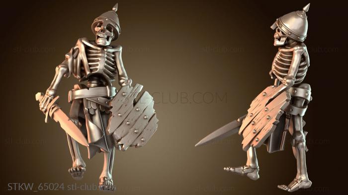 Military СКЕЛЕТ-ВОИН МЕЧ Изгой