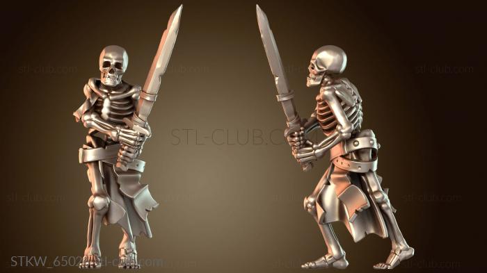 Military Меч СКЕЛЕТА-ВОИНА Квестор