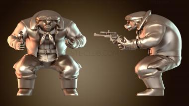 3D модель Небесный Дракон и Капитан Желтый Капитан (STL)