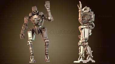 3D модель Стоящий дроид Слепинир (STL)