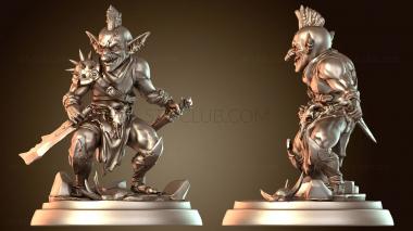 3D модель Маленький дикий гоблин (STL)