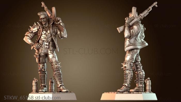 Military Курящий наездник